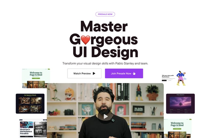 Master Gorgeous UI Design website preview