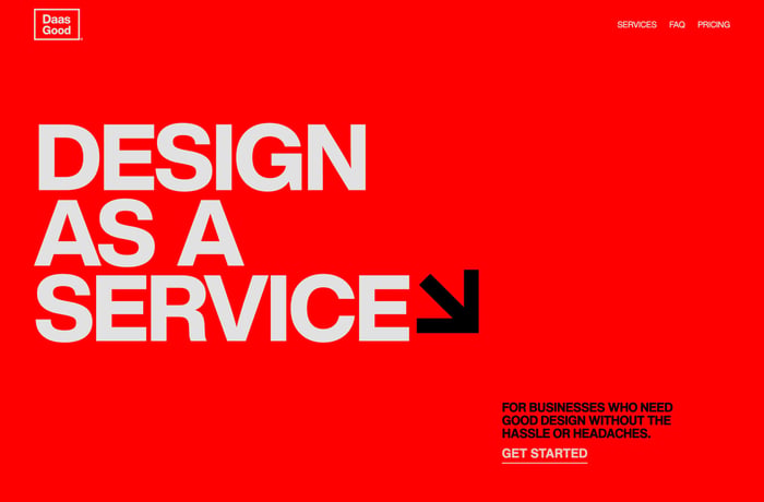 Daas Good website preview