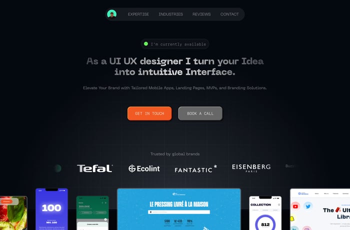 Lucas Leroux website preview