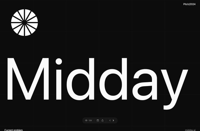 Midday Pitch website preview