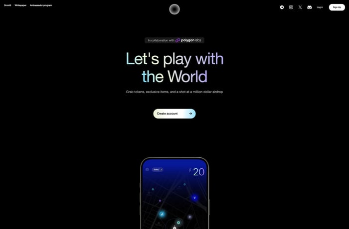 Onmi website preview
