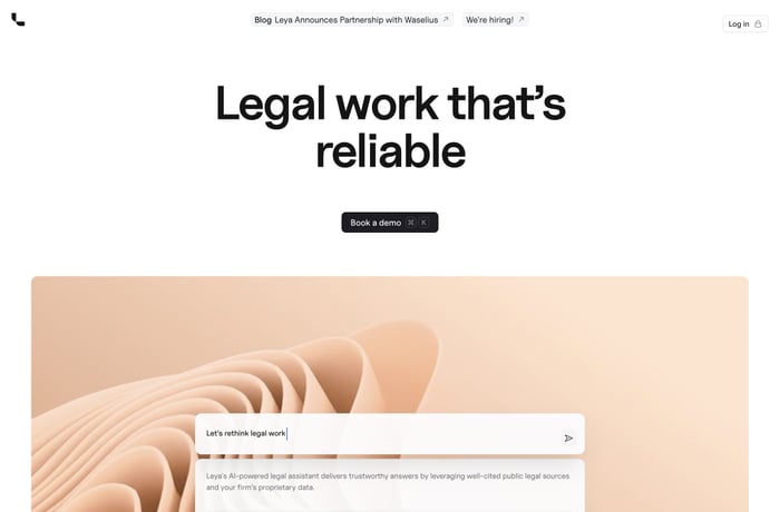 Leya website preview