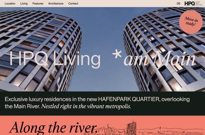 HPQ Frankfurt website preview
