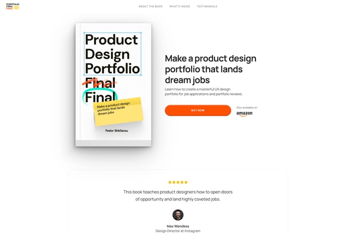 PFF Book website preview