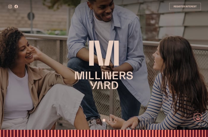 Milliners Yard website preview