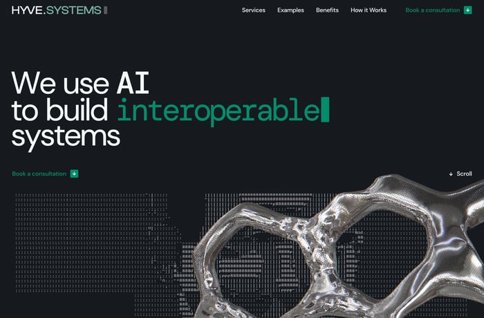 Hyve.systems website preview