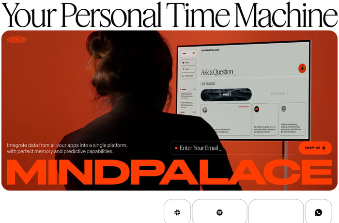 MindPalace website preview