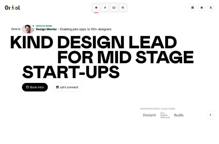 Oriol Bedia website preview