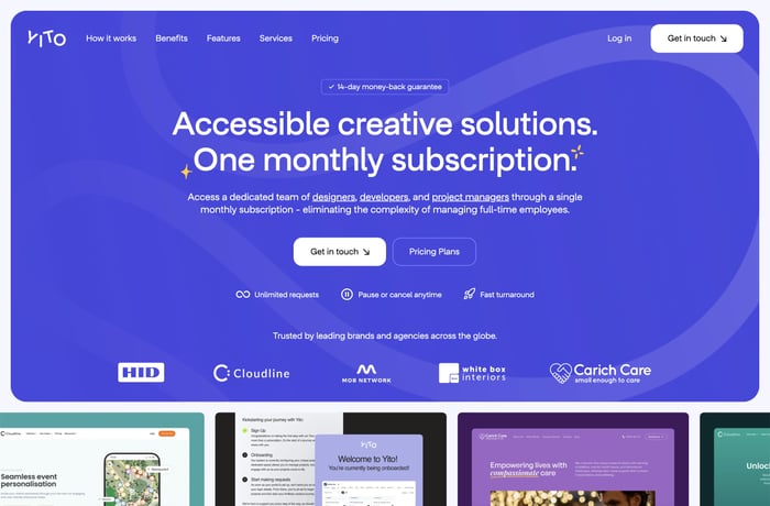 Yito website preview