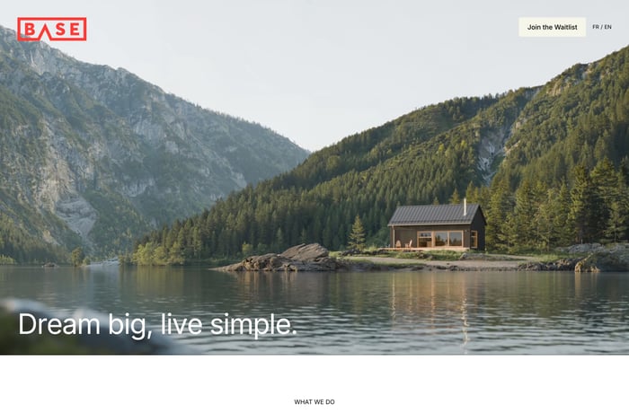 Base Habitation website preview