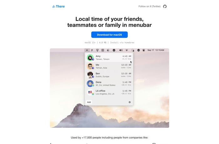 There website preview