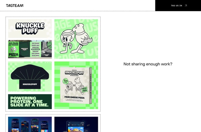 TagTeam website preview