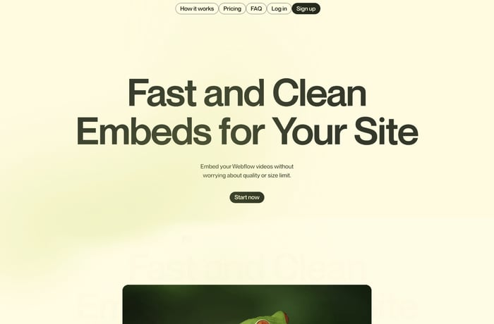 Vidflow website preview