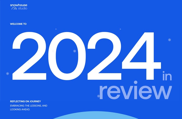 Snowhouse Studio 2024 Year in Review website preview