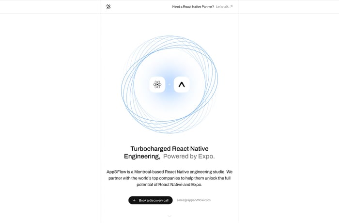 App&Flow website preview