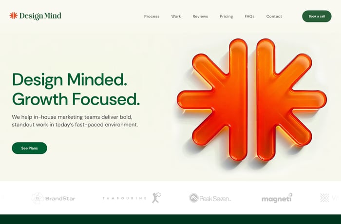 Design Mind website preview