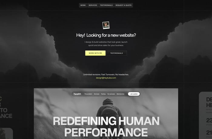 Kuba website preview