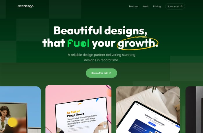 seedesign website preview