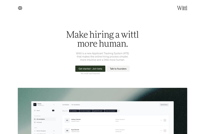 Wittl website preview