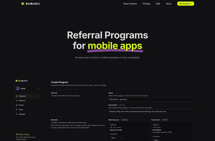 WinWinKit website preview