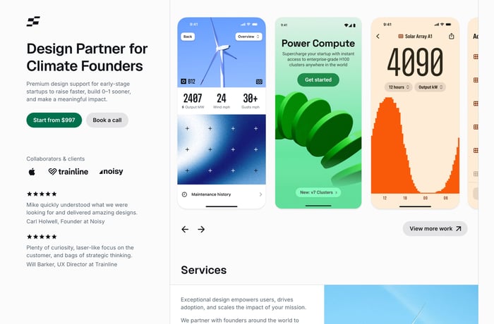 Speed Dial Design website preview