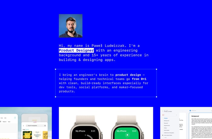 Paweł Ludwiczak website preview