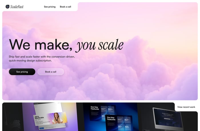ScaleFast website preview
