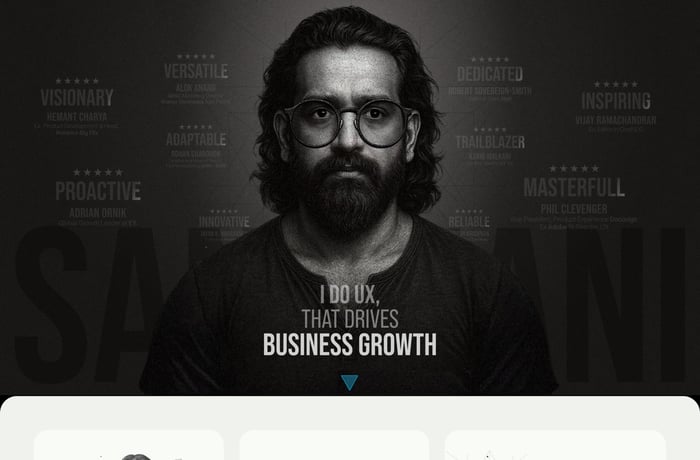 Sani Mani website preview
