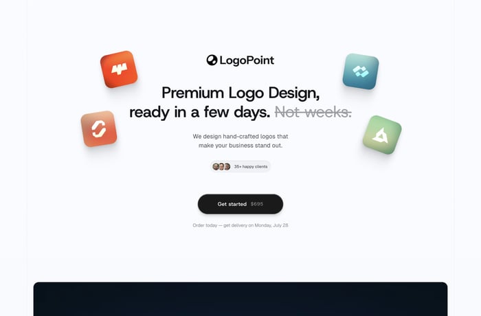 LogoPoint website preview