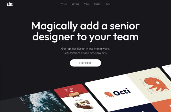 UI Magic website preview