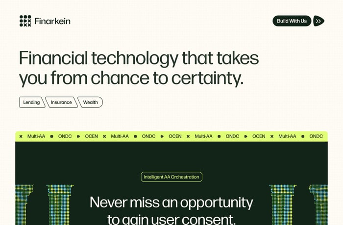 Finarkein website preview