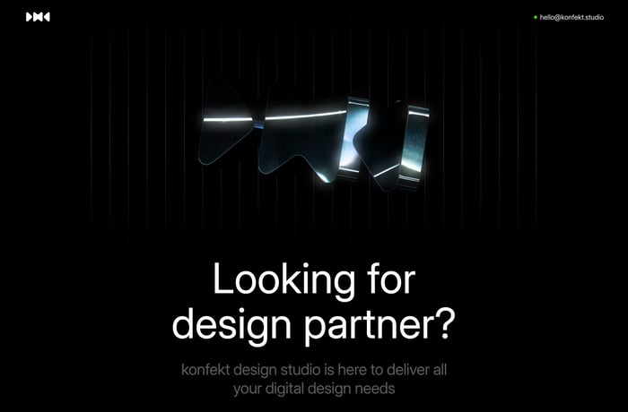 Konfekt Studio website preview