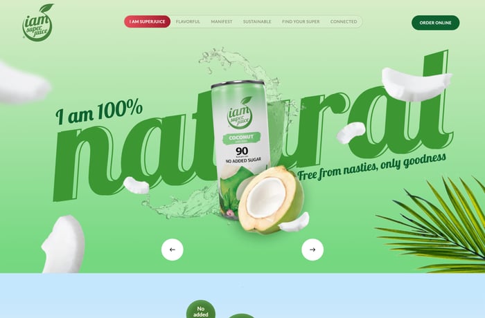 I am Superjuice website preview