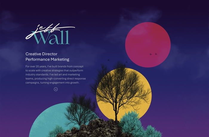Jeff Wall website preview