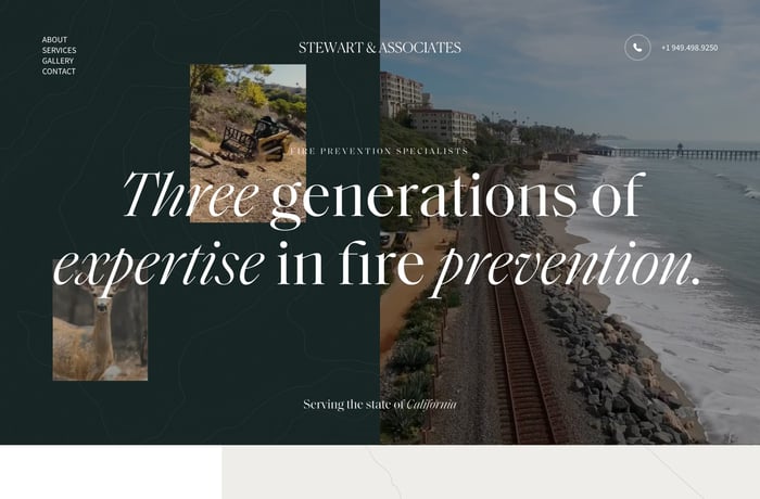 E. Stewart & Associates website preview