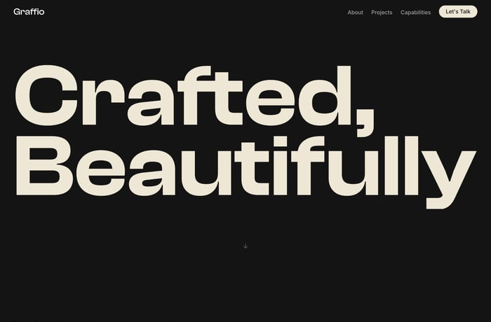 Graffio website preview