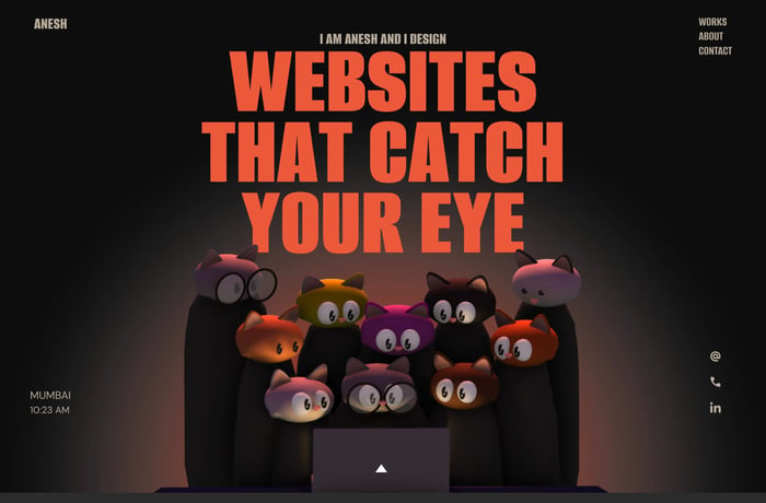 Anesh Kangutkar website preview
