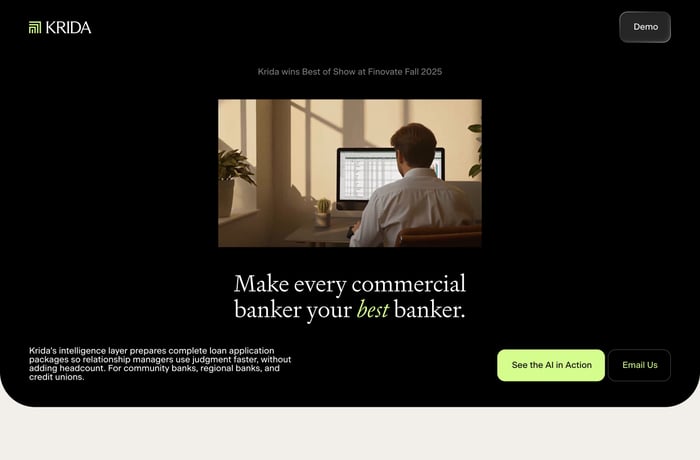 Krida website preview