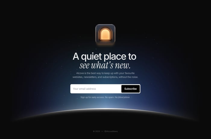 Alcove website preview