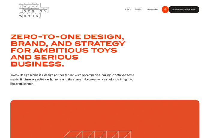 Twohy Design Works website preview