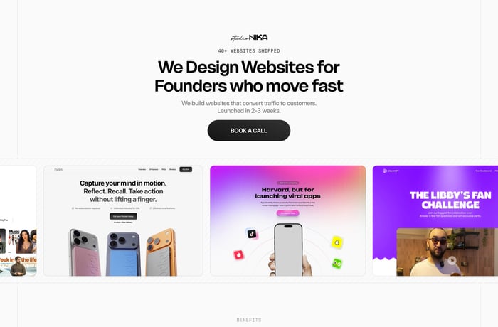Studio Nika website preview