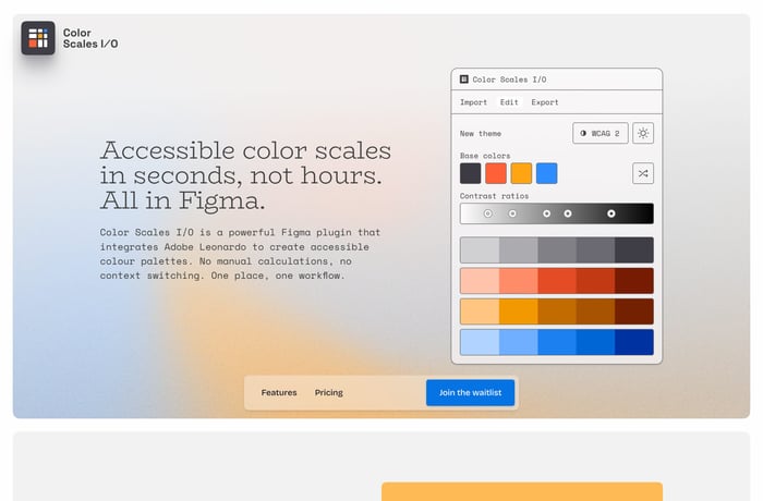 Color Scales I/O website preview
