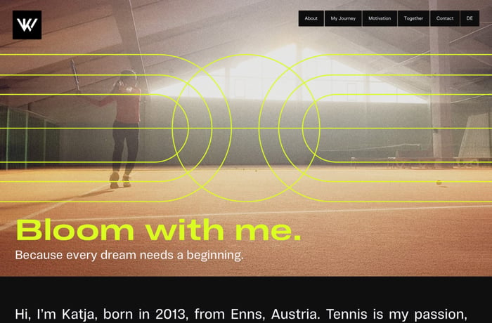 Katja Wolfinger website preview