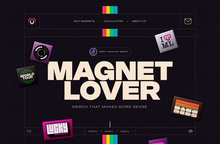 Magnet Lover website preview