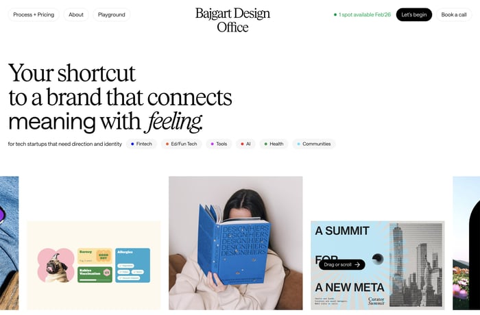 Bajgart Office website preview