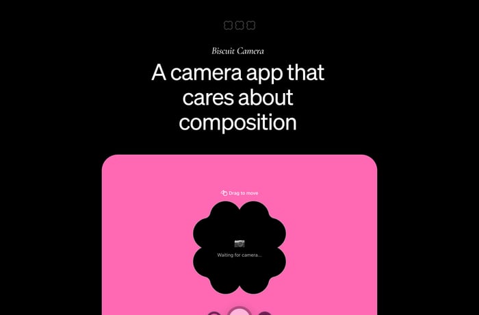 Biscuit Camera website preview