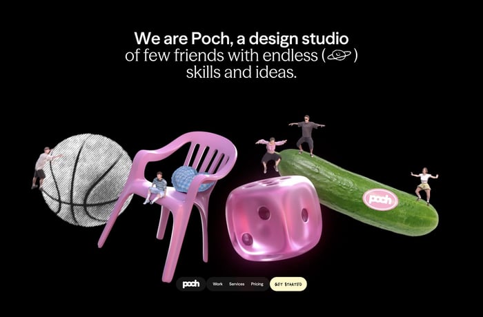 Poch Studio website preview