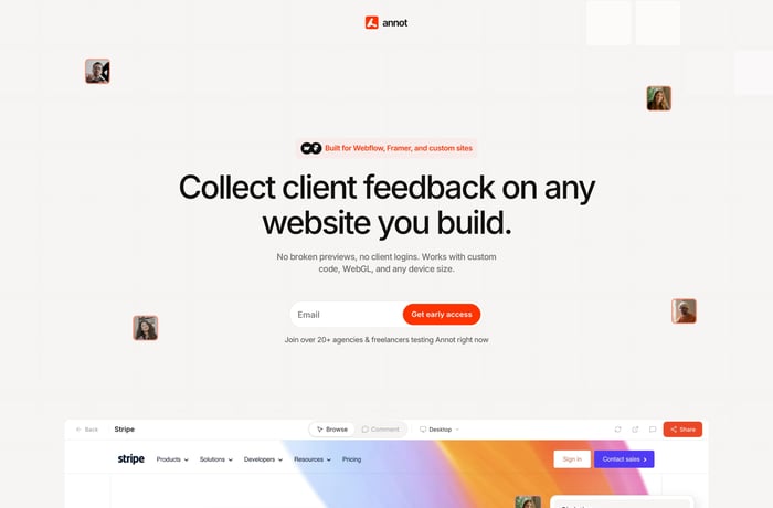 Annot website preview