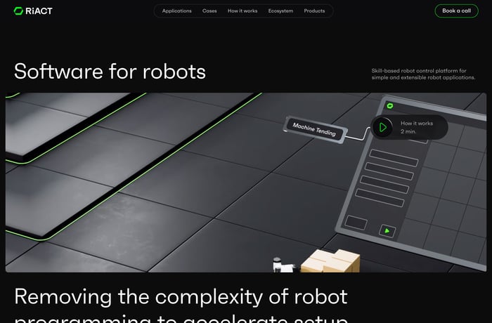 RiACT website preview
