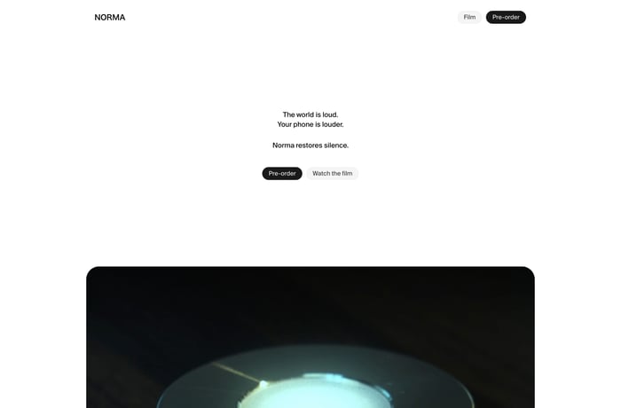 Norma website preview